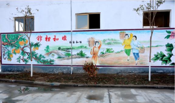 汝城乡镇文化墙 乡风文明焕发新活力