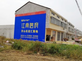 汝城农村墙体广告在不同形式上面展现的不同特色